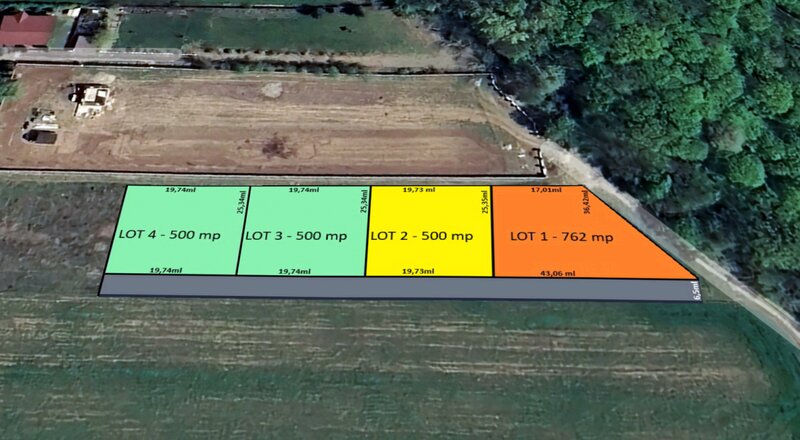Izvorani loturi de 500mp   langa padurea Snagov - locatie de vis  comision 0%